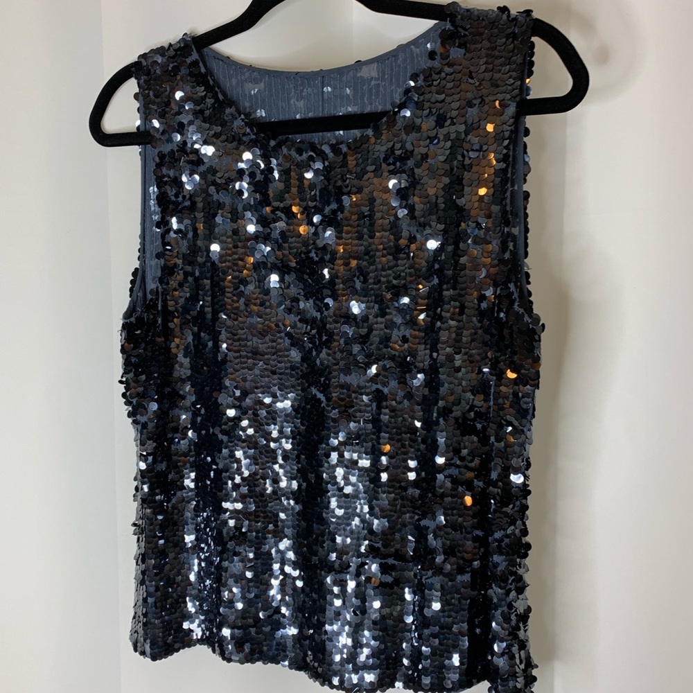 - - $🔥GUC PRIMA SEQUIN TANK TOP SIZE LARGE